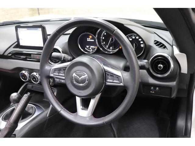 ロードスター Sレザーパッケージ 1オーナー 6MT 純正16インチ 社外フロントスリットローター 黒革シート MAZDAコネクト バックカメラ ドラレコ ETC(26枚目)