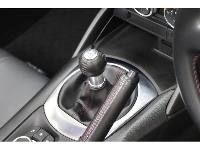 ロードスター Sレザーパッケージ 1オーナー 6MT 純正16インチ 社外フロントスリットローター 黒革シート MAZDAコネクト バックカメラ ドラレコ ETC(27枚目)