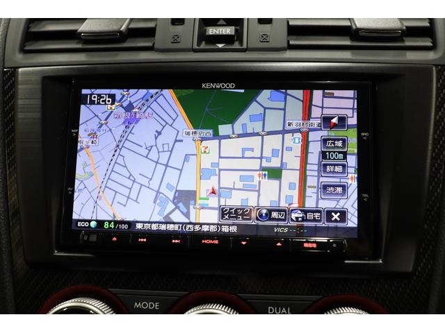 WRX STI STI オプションリアウイング STIフロント サイドエアロ フロントタワーバー 柿本改マフラー 純正18インチ ナビ バックカメラ レーダー探知機(27枚目)