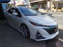 プリウスＰＨＶ Ｓセーフティプラス　純正モデリスタエアロ　ワーク製１９インチアルミ＆ローダウン　８インチナビ＋Ｂカメラ　シートカバー　コンビステアリング　デジタルインナーミラー（4枚目）