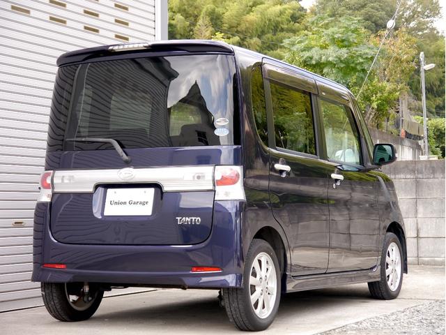 タント カスタムＸリミテッド　キーフリー　パワースライドドア　ＨＩＤ　電格ミラー　純正エアロ　純正アルミ　フォグランプ（3枚目）