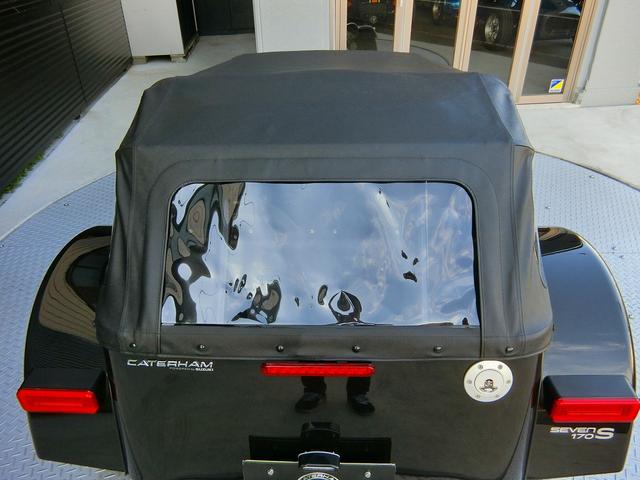 セブン170 ワンオーナー SEVEN170S 走行距離156km スタンダードペイント レザーシート、幌・ドア・ウィンドスクリーン ヒーター 85HP(50枚目)