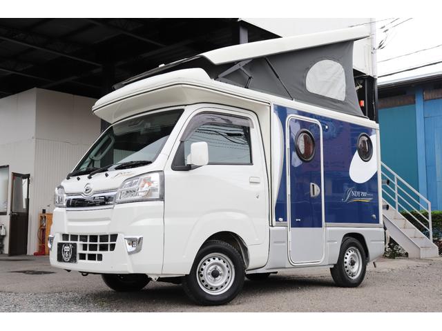 ハイゼットトラック 　キャンピングカー／インディアナＲＶ／インディ７２７／４ＷＤ／ポップアップ／ＦＦヒーター／ソーラーパネル／ナビ／バックカメラ／インバーター／サブバッテリー／（2枚目）