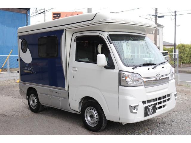 ハイゼットトラック 　キャンピングカー／インディアナＲＶ／インディ７２７／４ＷＤ／ポップアップ／ＦＦヒーター／ソーラーパネル／ナビ／バックカメラ／インバーター／サブバッテリー／（4枚目）