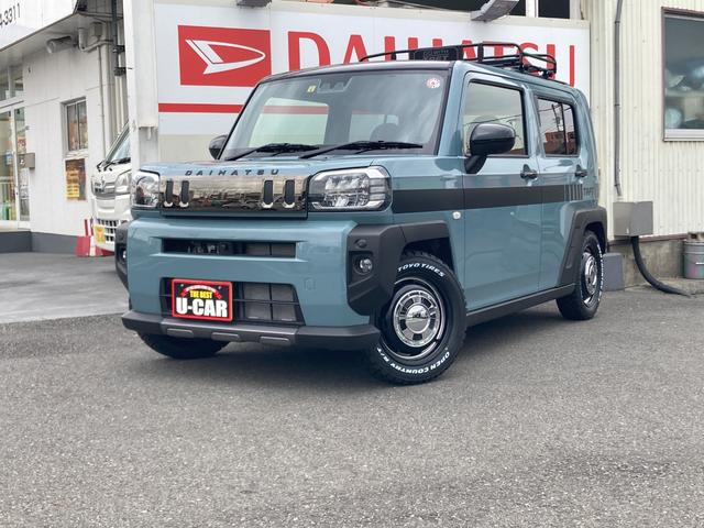 Ｇターボ　ダーククロムベンチャー　当店展示車　デモカー　ガルシアシスコ１５インチアルミ　ＴＯＹＯオープンカントリーＲ／Ｔ　ＲＳ－Ｒダウンサス　純正キャリア　ボンネットロゴ　スマートクルーズコントロール　パノラマモニター　ターボ　禁煙車(28枚目)