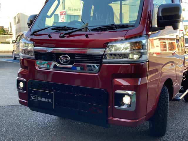 ハイゼットトラック ジャンボエクストラ　届出済未使用車　ＨＡＲＤ　ＣＡＲＧＯ　９インチディスプレイオーディオ　バックカメラ　ＨＤＭＩ　地デジ　ＢＴ　４ＷＤ　スマートキー　ＬＥＤライト・ＬＥＤフォグ　アルミホール　前後クリアランスソナー（16枚目）