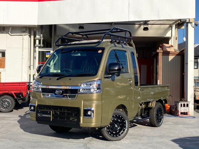 ハイゼットトラック ジャンボエクストラ　届出済未使用車　ＨＡＲＤ　ＣＡＲＧＯ　９インチディスプレイオーディオ　バックカメラ　ＨＤＭＩ　地デジ　ＢＴ　４ＷＤ　スマートキー　ＬＥＤライト・ＬＥＤフォグ　アルミホール　前後クリアランスソナー（9枚目）
