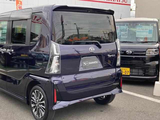 タント カスタムＲＳ　ワンオーナー　スマートアシスト　純正ナビ　地デジ　ＢＴ　ＣＤ／ＤＶＤ　ＥＴＣ　両側パワースライドドア　ＬＥＤヘッドライト　ＬＥＤフォグ　前後クリアランスソナー　シートヒーター（3枚目）