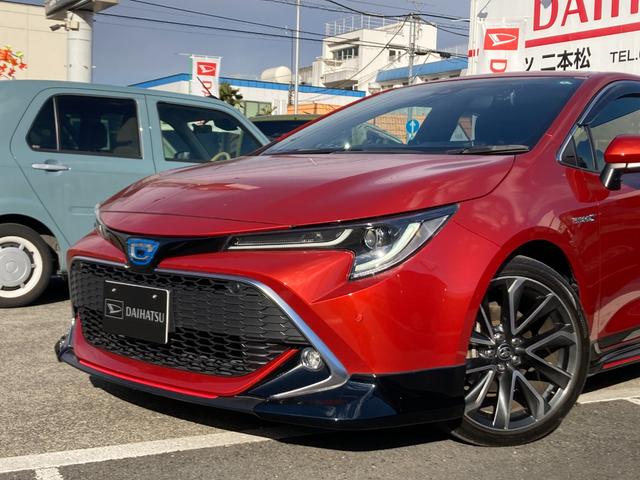 カローラスポーツ ハイブリッドＧ　Ｚ　１オーナー　ＴＲＤフロント・サイド・リア　トヨタセーフティセンス　レーダークルーズ　９インチ純正ナビ　地デジ　ＤＶＤ／ＣＤ　ＢＴ　ＨＤＭＩ　バックカメラ　ビルトインＥＴＣ２．０　前後ドラレコ（2枚目）