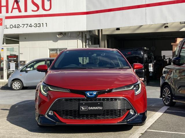 カローラスポーツ ハイブリッドＧ　Ｚ　１オーナー　ＴＲＤフロント・サイド・リア　トヨタセーフティセンス　レーダークルーズ　９インチ純正ナビ　地デジ　ＤＶＤ／ＣＤ　ＢＴ　ＨＤＭＩ　バックカメラ　ビルトインＥＴＣ２．０　前後ドラレコ（9枚目）