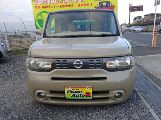 キューブ １５Ｘ　Ｖセレクション　平成２１年式車検令和８年２月走行１６０５００キロタイミングチェーンＣＶＴスマートキーオートエアコンパワステフル装備ＥＴＣ純正ＳＤナビフルセグＴＶＵＳＢ接続音楽録音車高調ローダウンヒッチメンバー現状販売（6枚目）