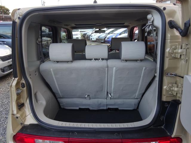 キューブ １５Ｘ　Ｖセレクション　平成２１年式車検令和８年２月走行１６０５００キロタイミングチェーンＣＶＴスマートキーオートエアコンパワステフル装備ＥＴＣ純正ＳＤナビフルセグＴＶＵＳＢ接続音楽録音車高調ローダウンヒッチメンバー現状販売（17枚目）