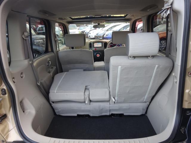 キューブ １５Ｘ　Ｖセレクション　平成２１年式車検令和８年２月走行１６０５００キロタイミングチェーンＣＶＴスマートキーオートエアコンパワステフル装備ＥＴＣ純正ＳＤナビフルセグＴＶＵＳＢ接続音楽録音車高調ローダウンヒッチメンバー現状販売（18枚目）