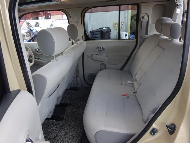 キューブ １５Ｘ　Ｖセレクション　平成２１年式車検令和８年２月走行１６０５００キロタイミングチェーンＣＶＴスマートキーオートエアコンパワステフル装備ＥＴＣ純正ＳＤナビフルセグＴＶＵＳＢ接続音楽録音車高調ローダウンヒッチメンバー現状販売（27枚目）