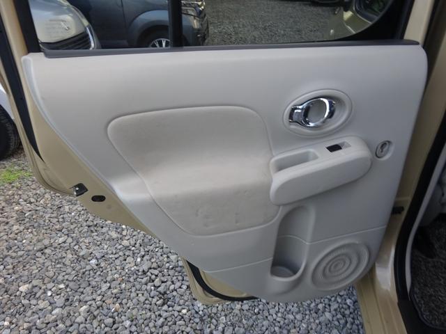 キューブ １５Ｘ　Ｖセレクション　平成２１年式車検令和８年２月走行１６０５００キロタイミングチェーンＣＶＴスマートキーオートエアコンパワステフル装備ＥＴＣ純正ＳＤナビフルセグＴＶＵＳＢ接続音楽録音車高調ローダウンヒッチメンバー現状販売（29枚目）