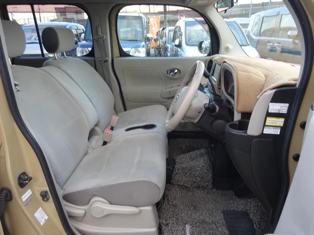 キューブ １５Ｘ　Ｖセレクション　平成２１年式車検令和８年２月走行１６０５００キロタイミングチェーンＣＶＴスマートキーオートエアコンパワステフル装備ＥＴＣ純正ＳＤナビフルセグＴＶＵＳＢ接続音楽録音車高調ローダウンヒッチメンバー現状販売（35枚目）