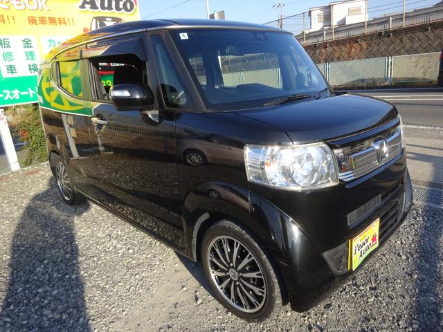 N-BOXスラッシュ X・ターボパッケージ 平成27年式車検令和9年4月走行71700キロタイミングチェーンターボCVTスマートキーオートエアコンパワステフル装備社外SDナビフルセグTVバックカメラ前席シートヒーターETC純正15インチアルミ(2枚目)