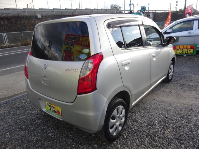 アルト G 平成23年式 車検令和8年9月 走行34600キロ タイミングチェーン 4速AT キーレス エアコン パワステ フル装備 プライバシーガラス 電動格納ミラー 純正CDデッキ(12枚目)