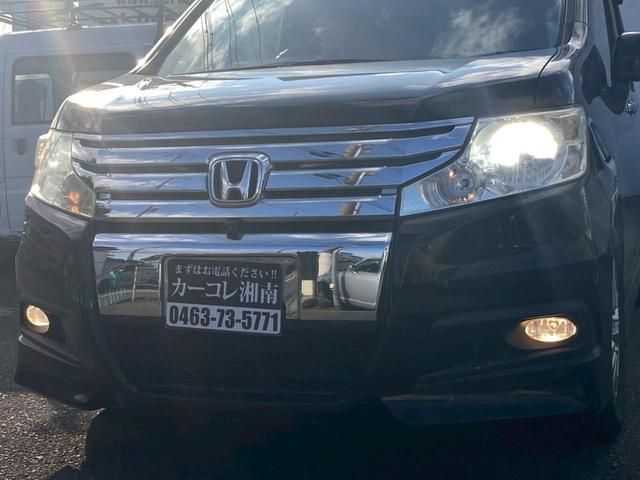 ステップワゴンスパーダ クールスピリット　記録簿　ナビ　地デジ　全方位カメラ　ＥＴＣ　両側電動スライドドア　ＣＤ・ＤＶＤ再生　タイミングチェーン　ＭＳＶ　修復歴なし　スマートキー２個　ＭＴモード付ＣＶＴ　純正アルミホイール　ＨＩＤ　フォグ（40枚目）