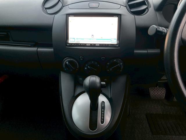 デミオ １３Ｃ　ナビ　バックカメラ　地デジ　ＥＴＣ　タイミングチェーン　修復歴無し　ミュージックサーバー　ＣＤ　インパネ４ＡＴ　電格ミラー　エアコン　パワステ　パワーウィンドウ　ＡＢＳ　運転席・助手席エアバッグ（11枚目）