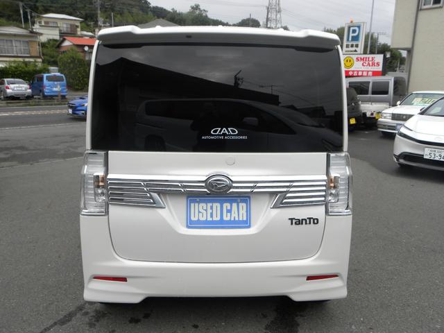 タント カスタムRS トップエディションSA ターボ車 ナビ ETC ドラレコ LEDヘッドライト オートライト フォグランプ オートエアコン キーレス プッシュスタート 両側電動パワスラ 社外車高調 社外16インチアルミホイール(6枚目)