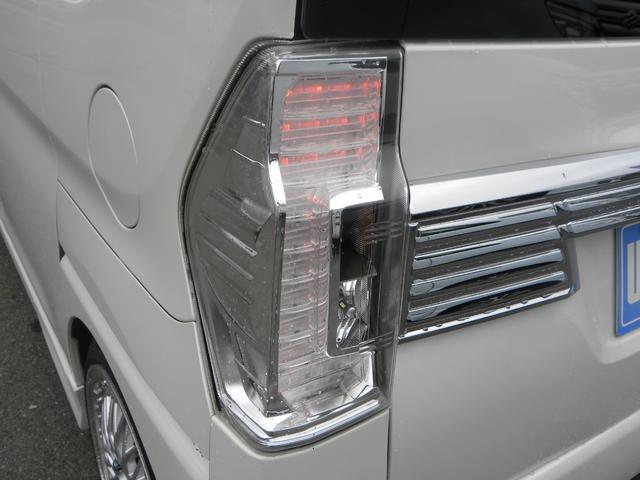 タント カスタムRS トップエディションSA ターボ車 ナビ ETC ドラレコ LEDヘッドライト オートライト フォグランプ オートエアコン キーレス プッシュスタート 両側電動パワスラ 社外車高調 社外16インチアルミホイール(22枚目)