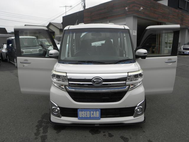 タント カスタムRS トップエディションSA ターボ車 ナビ ETC ドラレコ LEDヘッドライト オートライト フォグランプ オートエアコン キーレス プッシュスタート 両側電動パワスラ 社外車高調 社外16インチアルミホイール(23枚目)