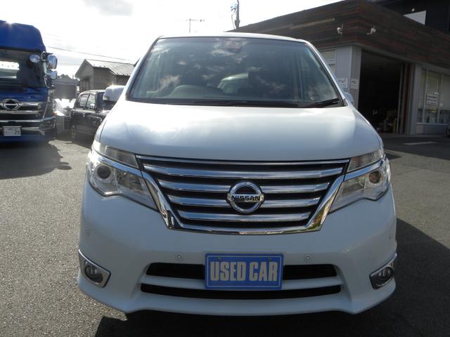 セレナ ハイウェイスターＳ－ＨＶアドバンスドセーフティパック　８人乗り　ナビ　ＴＶ　ＥＴＣ　バックモニター　フリップダウンモニター　オートクルーズ　両側電動パワスラ　ＨＩＤヘッドライト　キーレス　プッシュスタート　純正１６インチアルミホイール（2枚目）