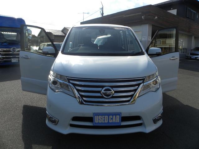 セレナ ハイウェイスターＳ－ＨＶアドバンスドセーフティパック　８人乗り　ナビ　ＴＶ　ＥＴＣ　バックモニター　フリップダウンモニター　オートクルーズ　両側電動パワスラ　ＨＩＤヘッドライト　キーレス　プッシュスタート　純正１６インチアルミホイール（25枚目）