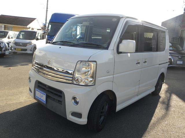 エブリイワゴン PZターボ 検8年2月 ターボ車 ナビ TV ETC ドラレコ オートエアコン キーレス フォグランプ 片側電動パワスラ 社外13インチアルミホイール(9枚目)