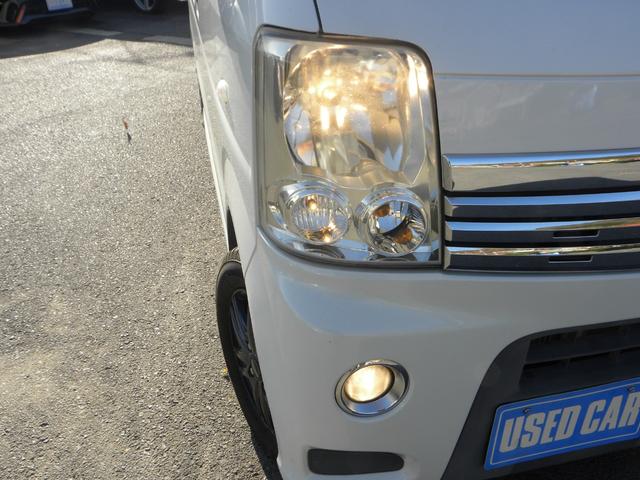 エブリイワゴン PZターボ 検8年2月 ターボ車 ナビ TV ETC ドラレコ オートエアコン キーレス フォグランプ 片側電動パワスラ 社外13インチアルミホイール(19枚目)