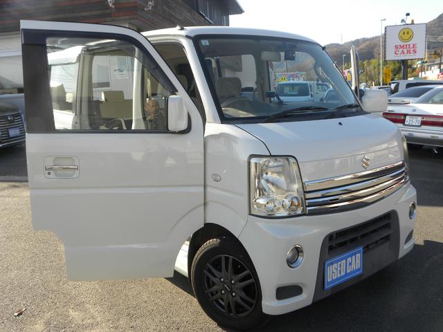 エブリイワゴン PZターボ 検8年2月 ターボ車 ナビ TV ETC ドラレコ オートエアコン キーレス フォグランプ 片側電動パワスラ 社外13インチアルミホイール(26枚目)