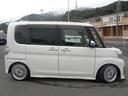 タント カスタムRS トップエディションSA ターボ車 ナビ ETC ドラレコ LEDヘッドライト オートライト フォグランプ オートエアコン キーレス プッシュスタート 両側電動パワスラ 社外車高調 社外16インチアルミホイール(4枚目)