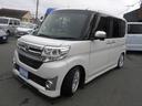 カスタムRS トップエディションSA ターボ車 ナビ ETC ドラレコ LEDヘッドライト オートライト フォグランプ オートエアコン キーレス プッシュスタート 両側電動パワスラ 社外車高調 社外16インチアルミホイール(9枚目)