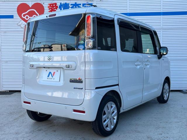 スペーシア ハイブリッドX 両側電動ドア 衝突軽減装置 純正ナビ 全周囲カメラ 純正オプション14AW バックカメラ ETC Bluetooth ドラレコ 禁煙車 スマートキー シートヒーター LEDヘッド クリアランスソナー(17枚目)