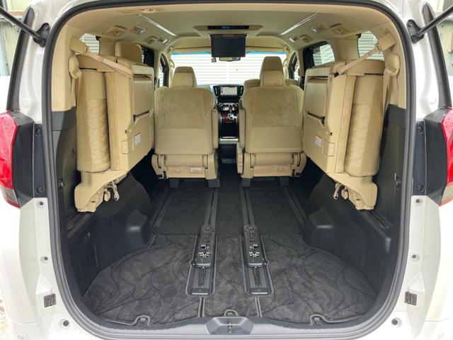 アルファード ２．５Ｇ　両側電動ドア　純正ＳＤナビ　後席モニター　バックカメラ　衝突被害軽減システム　レーダークルーズ　禁煙車　ハーフレザーシート　パワーシート　ドラレコ　コーナーセンサー　スマートキー　ＬＥＤヘッド（11枚目）