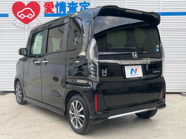 N-BOXカスタム L 電動スライドドア 純正SDナビ バックカメラ 衝突被害軽減装置 レーダークルーズ 禁煙車 ドラレコ コーナーセンサー スマートキー LEDヘッド ビルトインETC オートハイビーム 車線逸脱警報(38枚目)