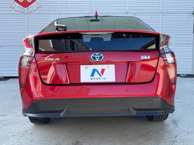 プリウス Aツーリングセレクション 純正SDナビ バックカメラ 衝突被害軽減システム レーダークルーズ 禁煙車 レザー調シート ドラレコ コーナーセンサー スマートキー LEDヘッド ビルトインETC オートハイビーム オートライト(16枚目)