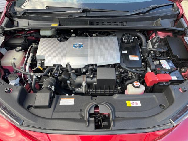 プリウス Aツーリングセレクション 純正SDナビ バックカメラ 衝突被害軽減システム レーダークルーズ 禁煙車 レザー調シート ドラレコ コーナーセンサー スマートキー LEDヘッド ビルトインETC オートハイビーム オートライト(19枚目)