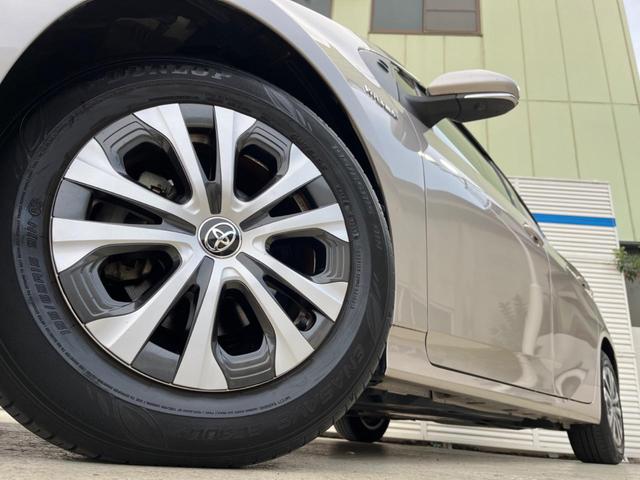 プリウス A トヨタセーフティセンス 純正SDナビ 全周囲カメラ ETC Bluetooth フルセグ ドラレコ LEDヘッド LEDフォグ オートハイビーム 革巻きハンドル 純正15インチAW CD/DVD再生(14枚目)