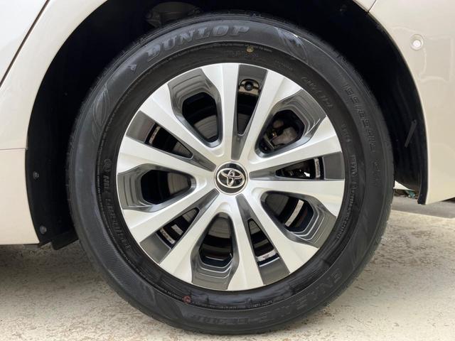 プリウス A トヨタセーフティセンス 純正SDナビ 全周囲カメラ ETC Bluetooth フルセグ ドラレコ LEDヘッド LEDフォグ オートハイビーム 革巻きハンドル 純正15インチAW CD/DVD再生(27枚目)