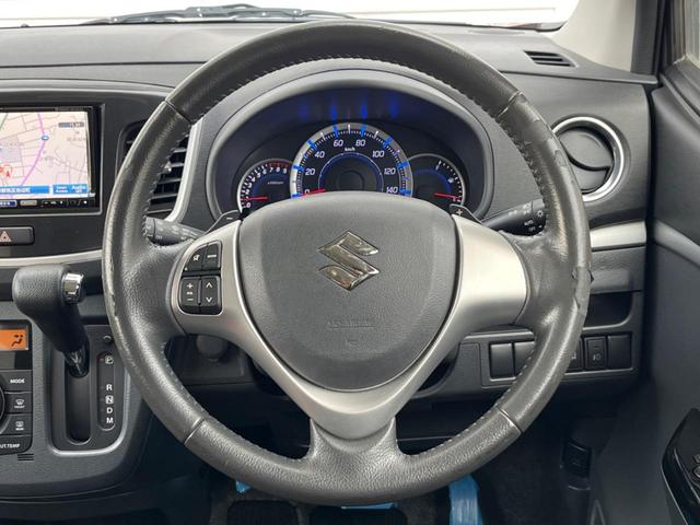 ワゴンＲスティングレー Ｔ　ＤＶＤナビ　バックカメラ　ＥＴＣ　Ｂｌｕｅｔｏｏｔｈ　フルセグ　スマートキー　ＨＩＤヘッド　革巻きハンドル　純正１５インチＡＷ　フォグライト　ＣＤ／ＤＶＤ再生　盗難防止装置　プライバシーガラス（11枚目）