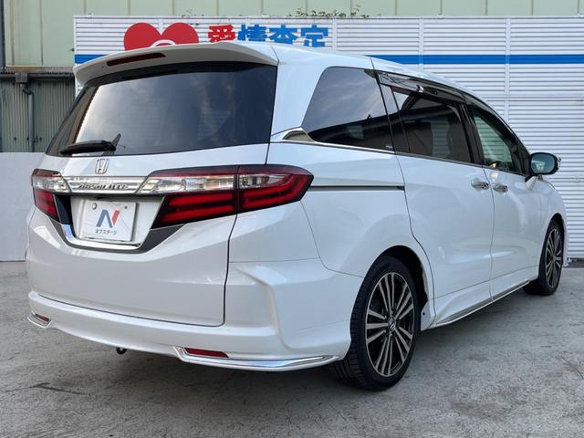 オデッセイ アブソルート・ＥＸ　後席モニター　両側電動ドア　純正ナビ　全周囲カメラ　アダプティブクルーズ　ＥＴＣ　Ｂｌｕｅｔｏｏｔｈ　フルセグ　ドラレコ　禁煙車　ハーフレザーシート　ＬＥＤヘッド　ＬＥＤフォグ　レーンキープ（17枚目）