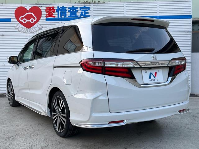 オデッセイ アブソルート・ＥＸ　後席モニター　両側電動ドア　純正ナビ　全周囲カメラ　アダプティブクルーズ　ＥＴＣ　Ｂｌｕｅｔｏｏｔｈ　フルセグ　ドラレコ　禁煙車　ハーフレザーシート　ＬＥＤヘッド　ＬＥＤフォグ　レーンキープ（27枚目）