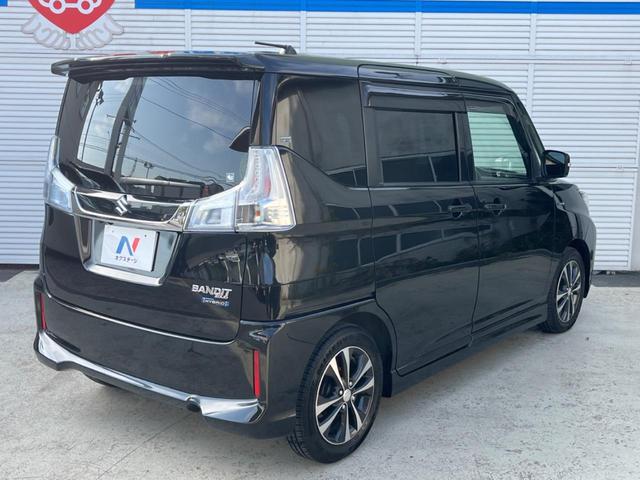 ソリオバンディット ハイブリッドＳＶ　両側電動ドア　衝突軽減装置　８型ナビ　バックカメラ　Ｂｌｕｅｔｏｏｔｈ　フルセグ　ドラレコ　シートヒーター　ＬＥＤヘッド　クルコン　オートハイビーム　車線逸脱警報　誤発進抑制機能　先行車発進告知（17枚目）