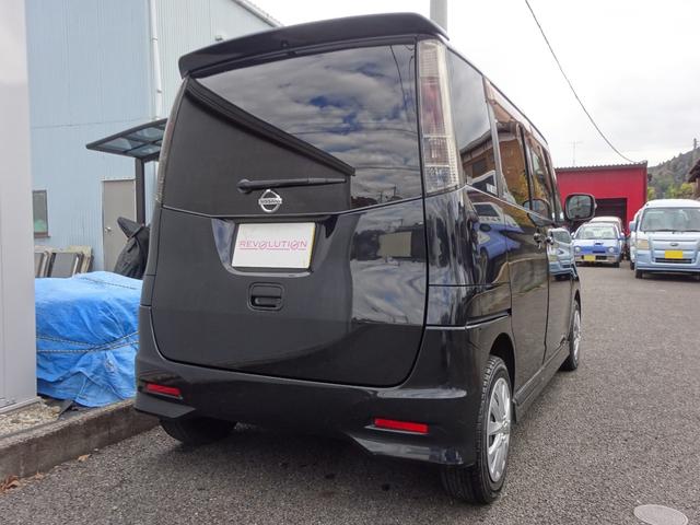 ルークス ハイウェイスターターボ　リミテッド　禁煙車・検令８年１２月・タイミングチェーン・両側パワースライドドア・ナビ・オートエアコン・ＤＶＤ再生・ＣＤ・ＨＩＤ・シートカバー・フルフラットシート・ダブルエアバッグ・キーフリー・プッシュスタート（7枚目）