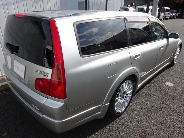 ステージア オーテックアクシス350S 禁煙車・6MT・最終型・タイミングチェーン・オーテックチューン・クロスレシオ6速・専用エアロ・専用18インチホイール・専用シート・エアコン・ナルディステアリング・スパルコシート・ABS・エアバッグ(30枚目)