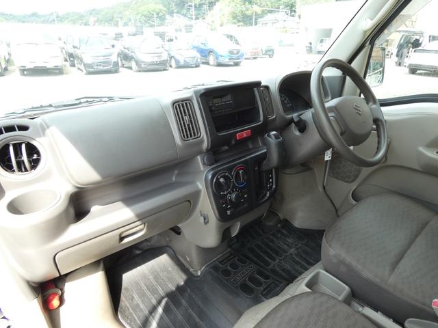 エブリイ PA パワーステアリング マニュアルエアコン トラクションコントロール ハロゲンヘッドライト ヘッドライトレベライザー MTモード 純正ラジオオーディオ ドアバイザー フロアマット 車検整備(29枚目)