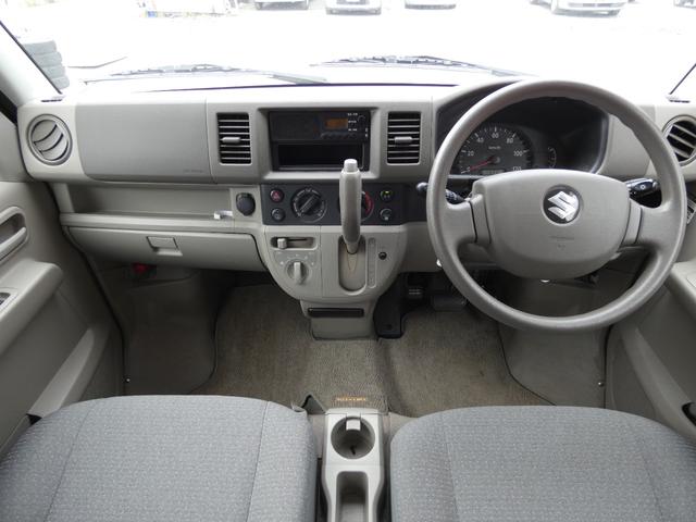 エブリイワゴン 　車いす移動車　後部電動固定　リモコンキー　パワーウインドウ　ハロゲンヘッドライト　ヘッドライトレベライザー　純正ラジオオーディオ　両側スライドドア　マニュアルエアコン　ドアバイザー　フロアマット（5枚目）