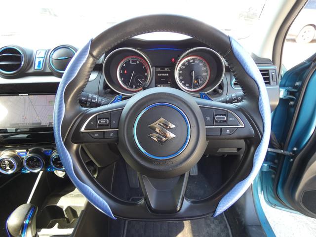 スイフト XL スマートキー プッシュスタート メモリーナビ ワンセグ ドラレコ パドルシフト ステアリングリモコン レーンキープアシスト ハロゲンヘッドライト フォグ ウインカーミラー 純正AW 車検整備 09保証(13枚目)